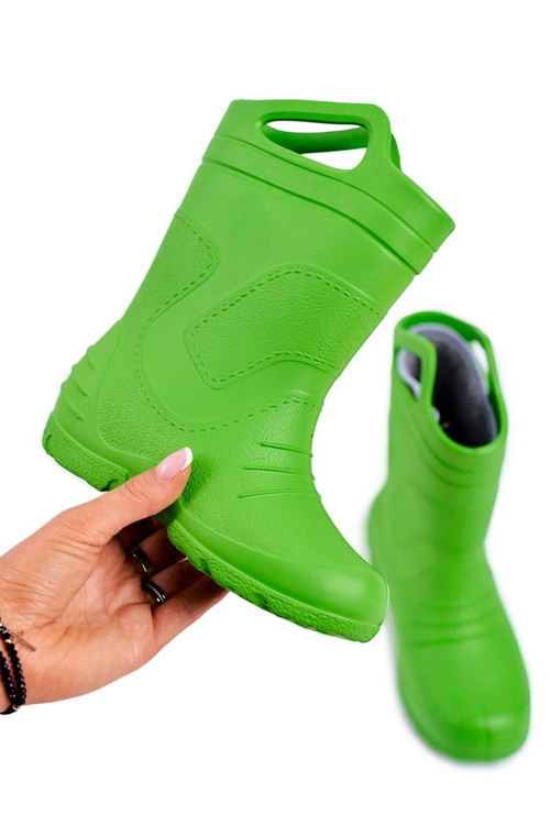 Dziecięce Kalosze Zielone Wyjmowana Wkładka Stomilki