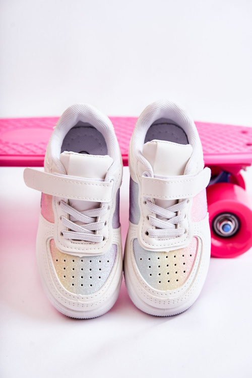 Dziecięce Buty Sportowe Na Rzepy Multikolor Elike