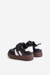 Sneakersy Dziecięce Na Rzep Czarne Tromella