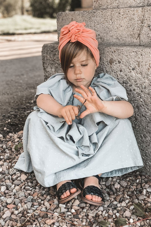 Dziecięce Sandały Z Plecionką Czarne Bailly