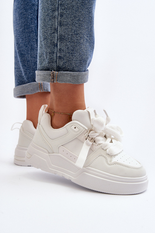 Sneakersy Buty Sportowe Damskie Białe Neatisa
