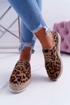 Espadryle Damskie Sznurowane Zamszowe Leopard MyShoes