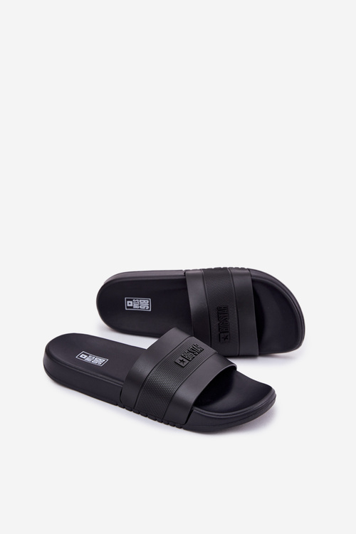 Klapki Męskie Big Star RR174A046 Czarne