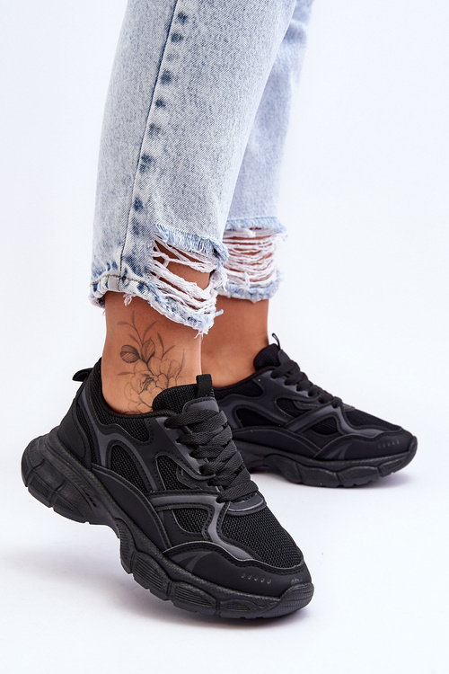 Damskie Buty Sportowe Czarne Contiro