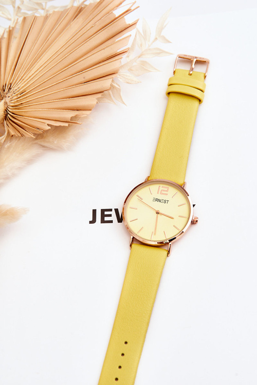 Damski Zegarek Ernest Żółty Sandmill