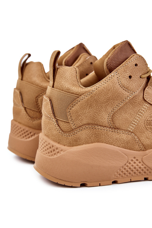 Męskie Sneakersy Buty Sportowe Big Star KK174248 Camel