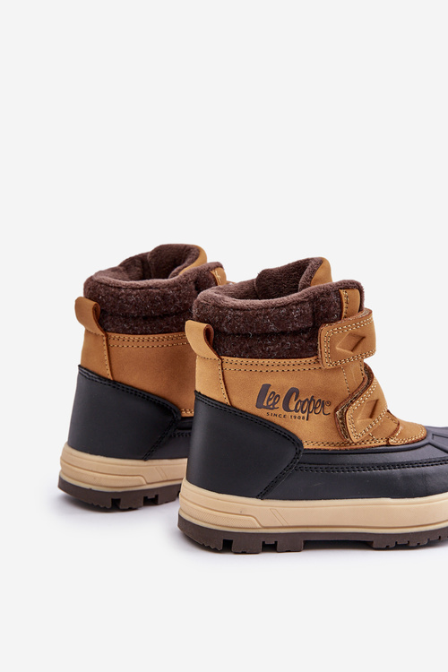 Ocieplane Śniegowce Chłopięce Lee Cooper LCJ-23-01-2059 Camel