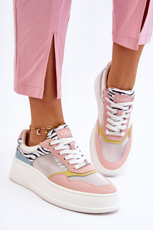 Damskie Wygodne Buty Sportowe GOE LL2N4053 Multikolor