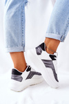Damskie Sportowe Buty Memory Foam Big Star II274335 Białe