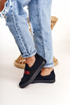 Damskie Tenisówki Slip-on Big Star FF274221 Czarne