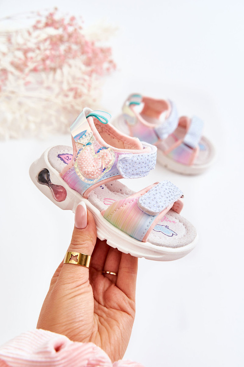 Dziecięce Klasyczne Sandały Na Rzepy Multikolor Darrin