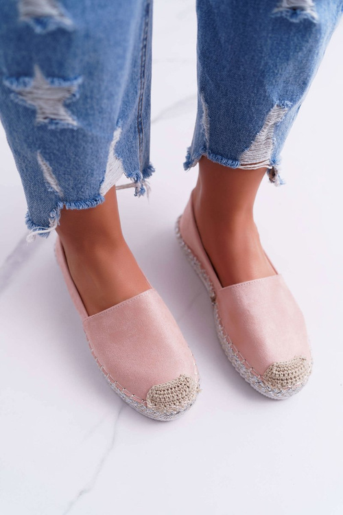 Espadryle Damskie Różowe Carian