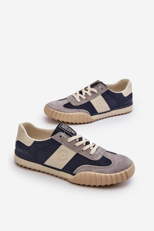 Sneakersy Męskie Big Star NN174516 Granatowe