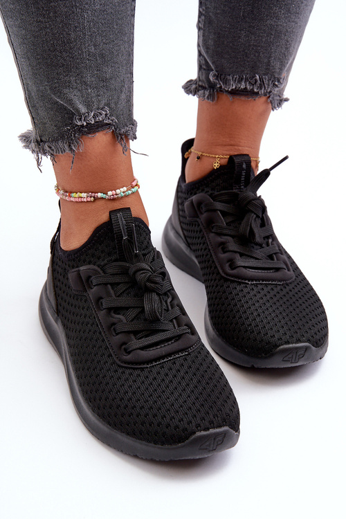 Buty Sportowe Sneakersy Damskie 4F 4FRSS24FLOWF055 Czarne