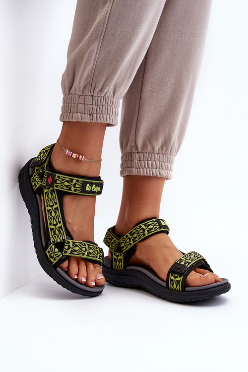 Damskie Sandały Lee Cooper LCW-24-34-2609 Limonkowe