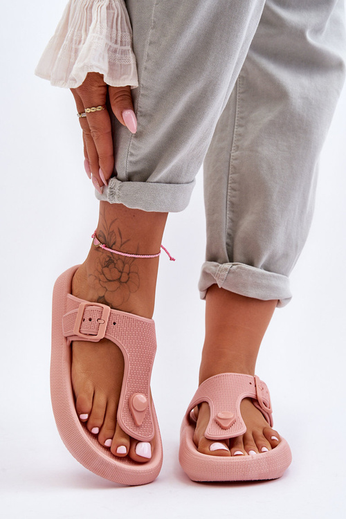 Damskie Piankowe Japonki Różowe Apolla