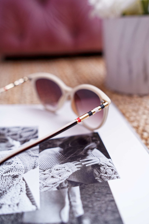 Okulary Przeciwsłoneczne Prius PR-V13 Czarno Beżowe