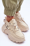 Buty Sportowe Sneakersy GOE MM2N4015 Beżowe