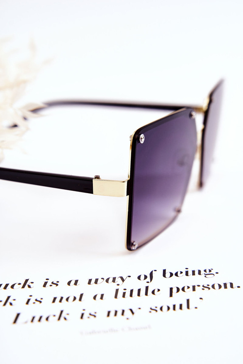 Damskie Okulary Przeciwsłoneczne Ombre V180004 Czarne