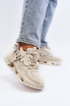 Sneakersy Damskie GOE NN2N4041 Beżowe