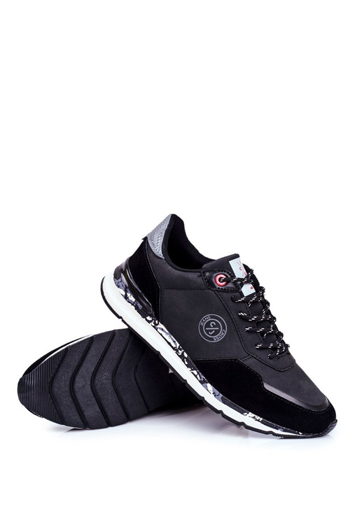 Obuwie Sportowe Męskie Cross Jeans Czarne GG1R4027C