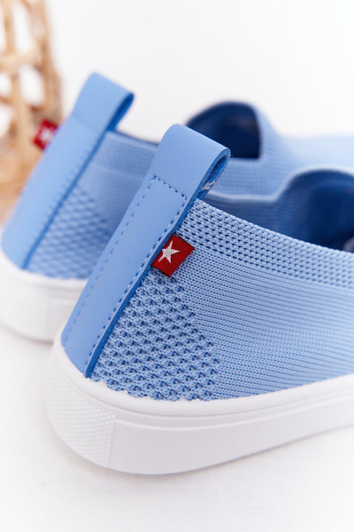 Dziecięce Wsuwane Tenisówki Slip-On Big Star HH374108 Niebieskie