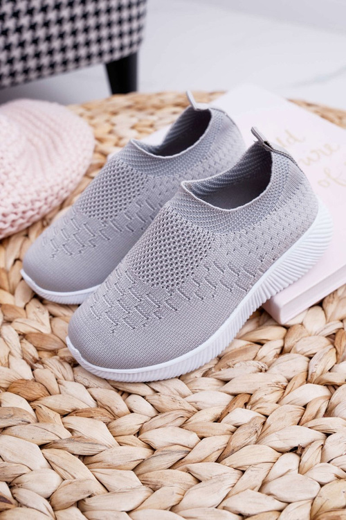 Obuwie Sportowe Dziecięce Młodzieżowe Szare Lambi