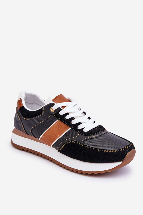 Męskie Buty Sportowe Czarne Scotty