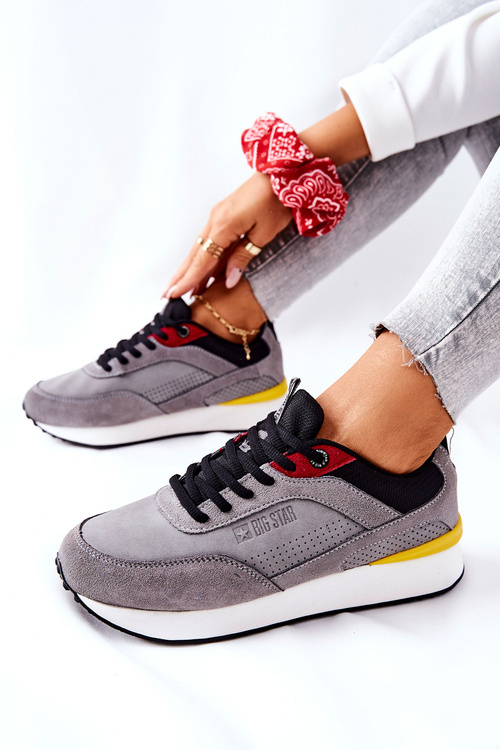 Buty Sportowe Memory Foam Big Star II274406 Szare