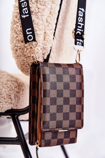 Portfel Torebka 2w1 Na Magnes W Kratę Brązowy Costa