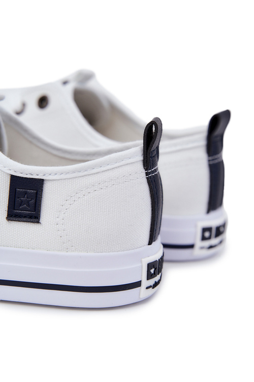 Męskie Niskie Trampki Big Star JJ174137 Białe