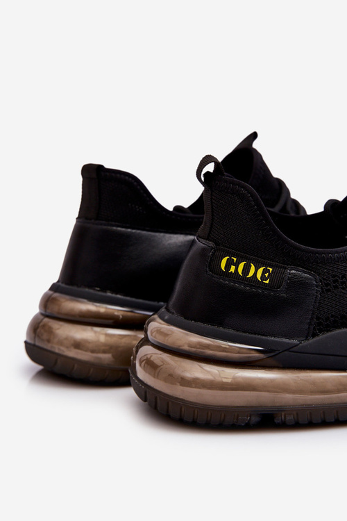 Wsuwane Męskie Buty Sportowe GOE LL1N4024 Czarne