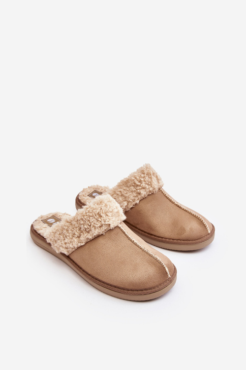 Ocieplane Kapcie Damskie Inblu EK000010 Beżowe