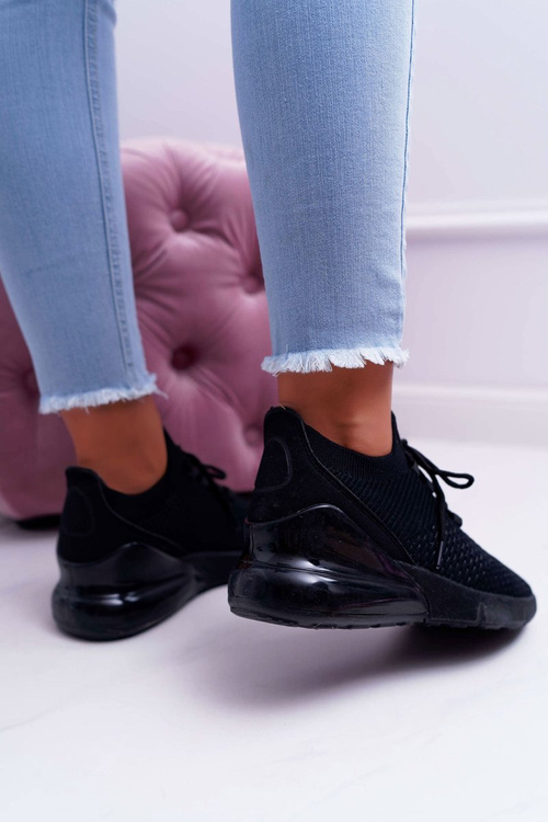 Obuwie Sportowe Damskie Czarne Hello