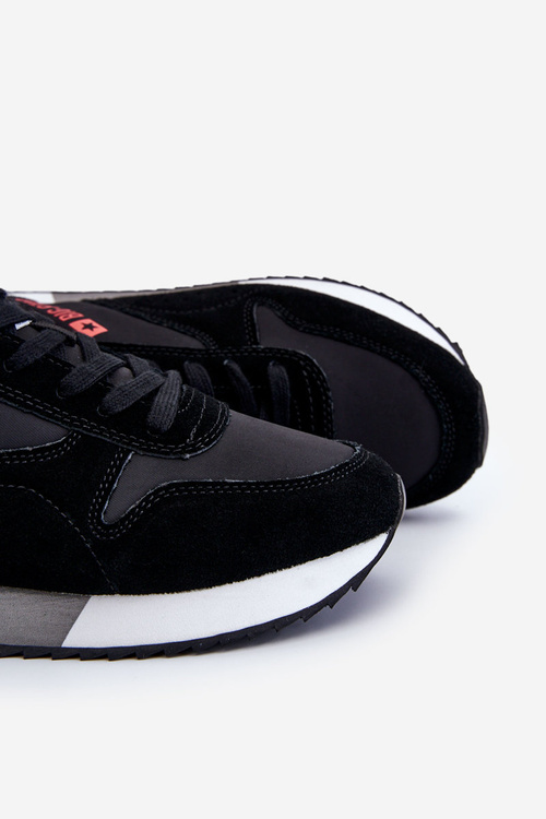 Męskie Buty Sportowe Memory Foam System Big Star LL174158 Czarne