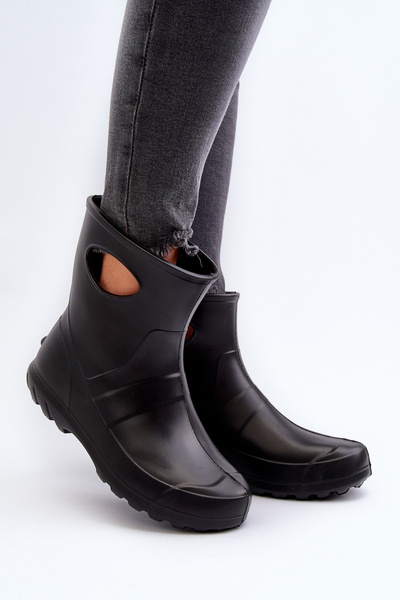 Kalosze Damskie Wodoszczelne LEMIGO GARDEN 752 Czarne