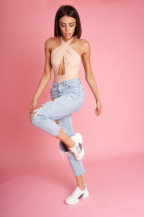 Damskie Sportowe Obuwie Big Star Białe FF274282