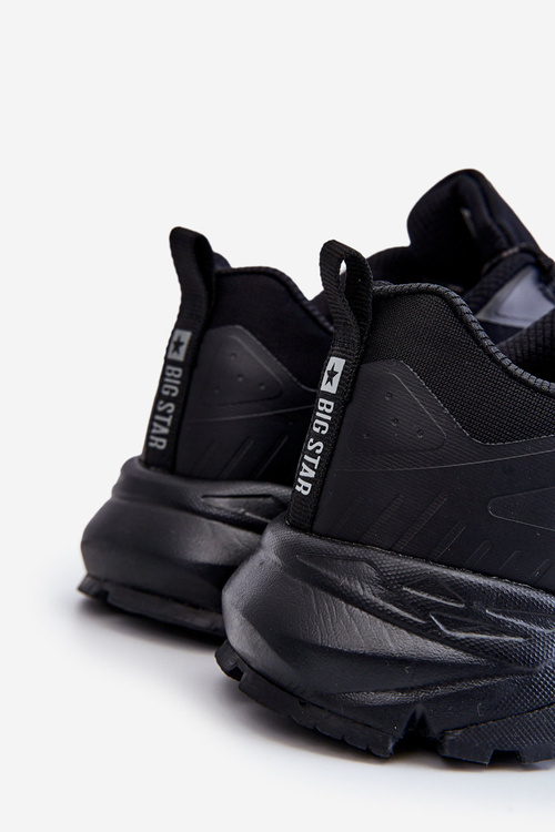 Męskie Klasyczne Buty Sportowe Memory Foam System Big Star LL174127 Czarne