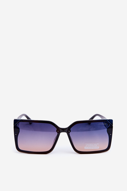 Kwadratowe Okulary Przeciwsłoneczne Damskie UV400 Czarne