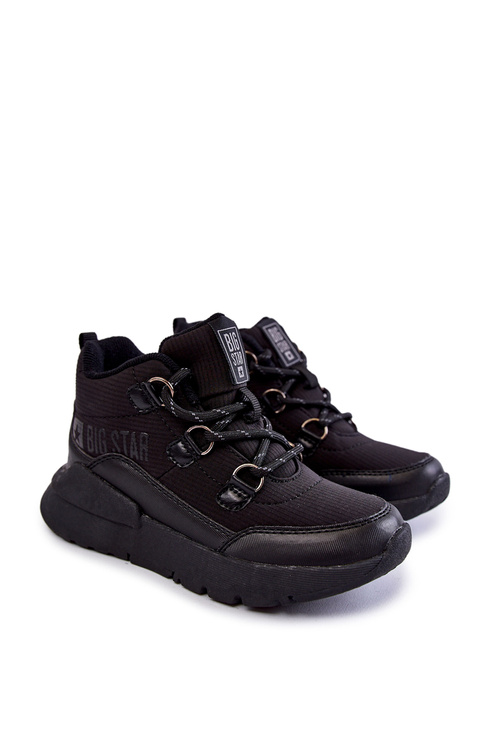 Dziecięce Botki Memory Foam Big Star KK374119 Czarne