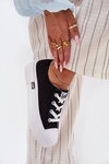 Trampki Damskie Na Platformie LEE ISLA C WOMEN LOW 50251001 Czarne