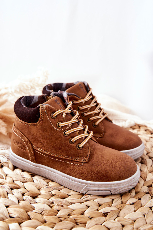 Dziecięce Ocieplane Sportowe Buty Big Star BB374131BS Camel