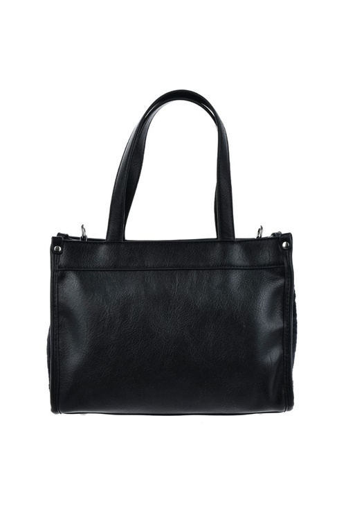 Torebka Kuferek Z Futerkiem Big Star OO574067 Czarna