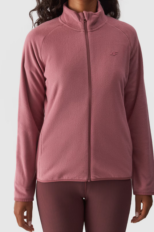 Polar Damski Regular Ze Stójką 4F 4FWMM00TFLEF294-53S Różowy