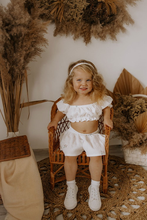 Trampki Ażurowe Big Star JJ374020 Białe