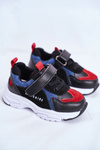 Sportowe Buty Dziecięce Czarno Granatowe ABCKIDS B932104063
