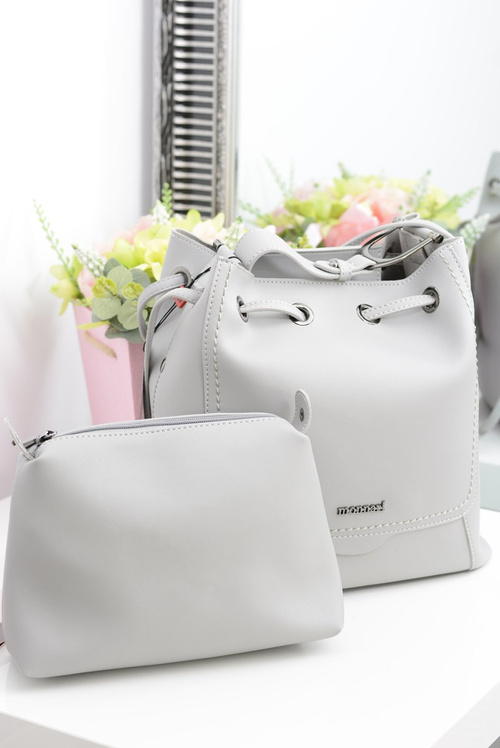 Monnari Szara Damska Torba Worek Na Ramię