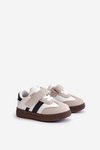 Sneakersy Dziecięce Na Rzep Białe Tromella