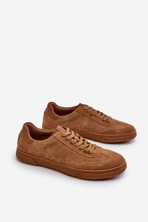 Trampki Męskie Zamszowe Big Star NN174186 Camel