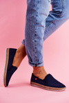 Espadryle Damskie Big Star Slip-on Granatowe FF276036